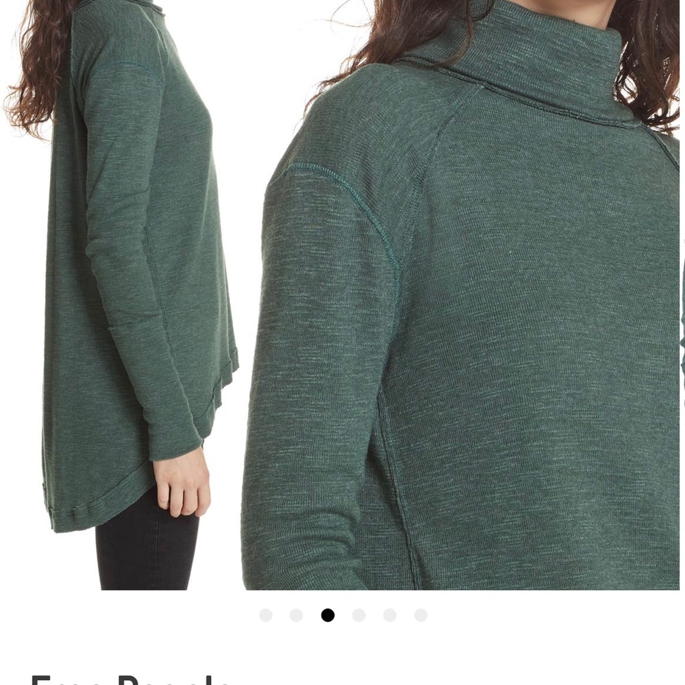 Free People Split back turtleneck - Picture 6 of 6